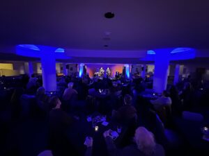 A performance in the Blue Room